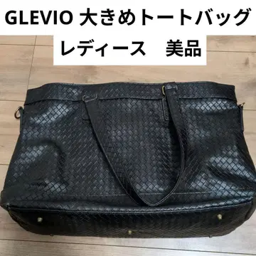[ 당일 발송 ] 블랙 뜨개질 디자인 토트백 GLEVIO