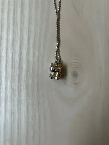 헬로키티 30주년 목걸이 실버