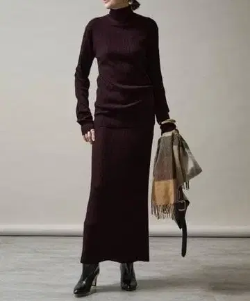 CITYSHOP 보르도 스커트 울 100%