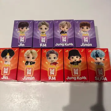 맥 한국 bts 묶음 판매 맥도날드 해피밀 피규어