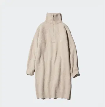 UNIQLO 베이지 수플레얀 원피스 XS