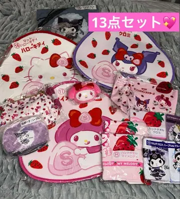 헬로키티 마이멜로디 쿠로미 산리오 제일복권 세트
