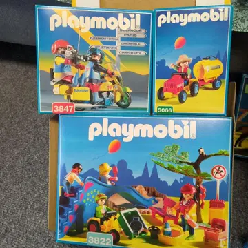 플레이모빌 공원, TV 취재 바이크, 작업차 3847 3066 3822