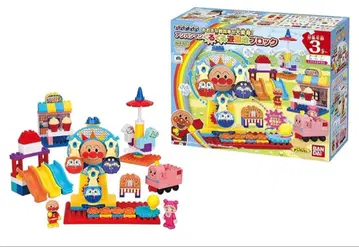 12725 반다이 블록라보 호빵맨 빙글빙글 놀이공원 블록