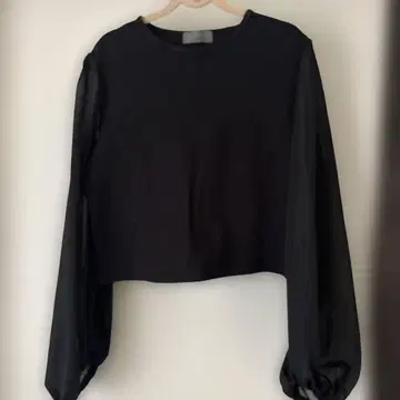 시어 슬리브 티셔츠