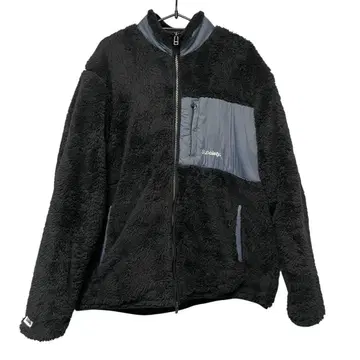 서브사이어티 플리스 보아 블루종 블랙