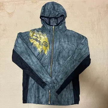 미즈노 슈퍼스타 후드 부착 나일론 셋업