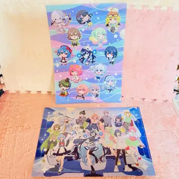 메메마을 팝업 스토어 클리어 파일 2장 세트