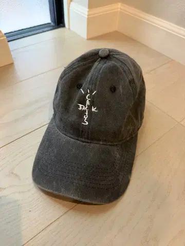 그레이 자수 로고 야구 모자 캑터스 잭