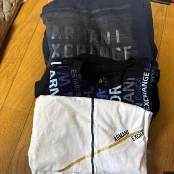 AX 알마니 익스체인지 후드티 3종 세트 XS