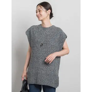 홀가먼트 니트 베스트