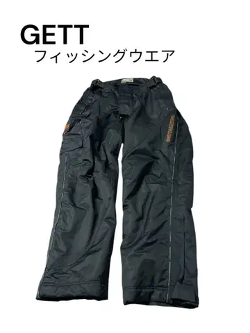 e542 GETT 낚시용 바지 블랙