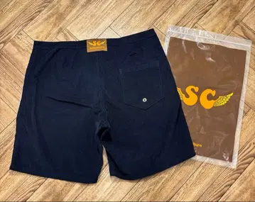 서브컬처 CORDUROY SURF SHORTS / NAVY x WHITE