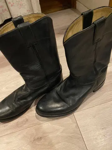 저스틴 블랙 웨스턴 부츠 9D