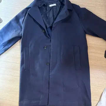 BEAUTY&YOUTH 네이비 체스터 코트