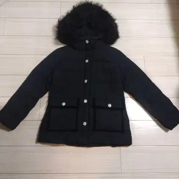 Rady 후드 부착 블랙 다운 자켓