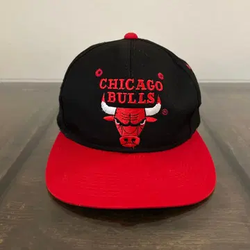 시카고 불스 야구 모자 블랙/빨간색
