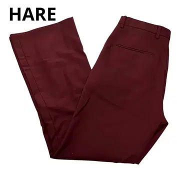 HARE 플레어 슬랙스 센터 슬릿