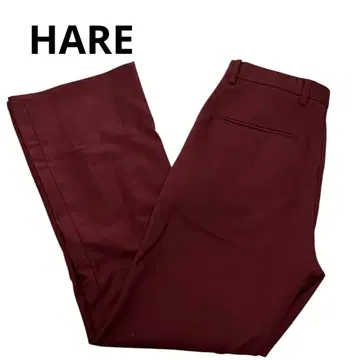 HARE 플레어 슬랙스 센터 슬릿