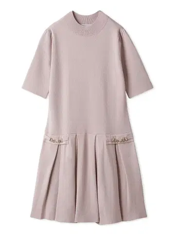 셀포드 플리츠 니트 원피스