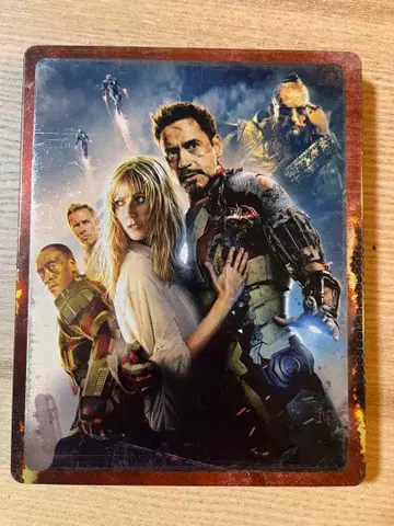 아이언맨3 해외판 스틸북 4K UHD BD 일본어 수록 있음