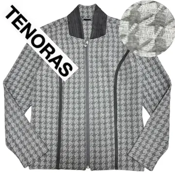 고품질 티노라스 카라 핀턱 디자인 집업 컷 가디건 M