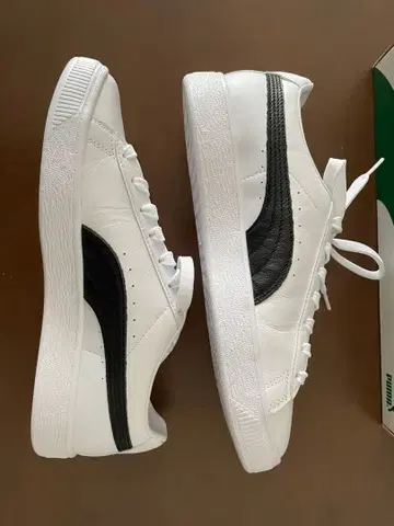 PUMA 스니커즈 화이트/블랙 27.5cm