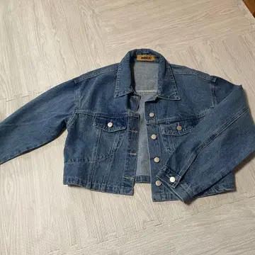 MOKA 데님 크롭 자켓