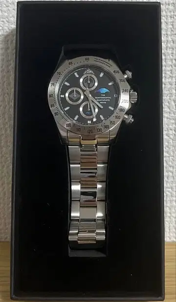 5등분의 신부 나카노 미쿠 모델 한정판 500개 문 손목시계 블랙