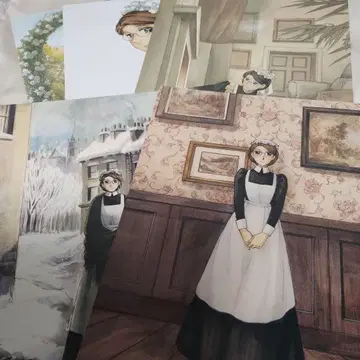 모리 카오루 에마 갤러리 카드 5장 월간 코믹 빔 2005년 5월호 부록