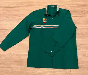 세븐일레븐 그린 긴팔 셔츠