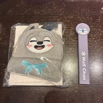 Stray Kids 방찬 타월 부채 그립 세트