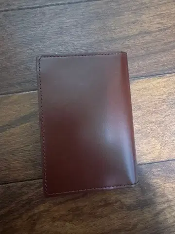 BAMBI 브라운 가죽 명함지갑