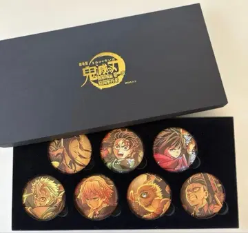 귀멸의 칼날 무한성 편 키 비주얼 캔뱃지 세트