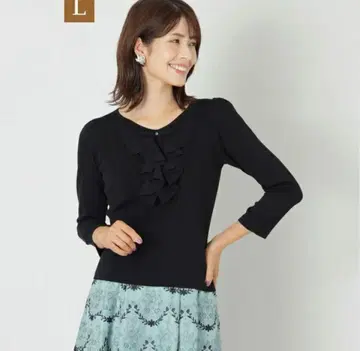 to be chic 티셔츠 블랙 빅 사이즈 46 7부 소매