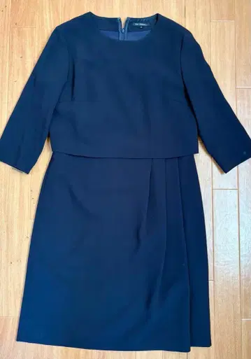 23구 트리아세 더블 조젯 원피스 7부 소매