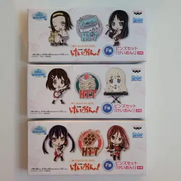 케이온! 핀즈 세트 (3개입) 전 3종 컴플리트 제일복권 F상