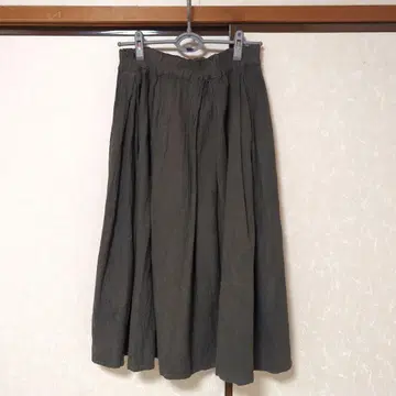 젠 선생님의 일상복 롱 스커트 다크 그레이 프리 사이즈