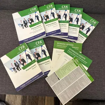 CFA level1 2017 SchweserNotes 텍스트 CFA
