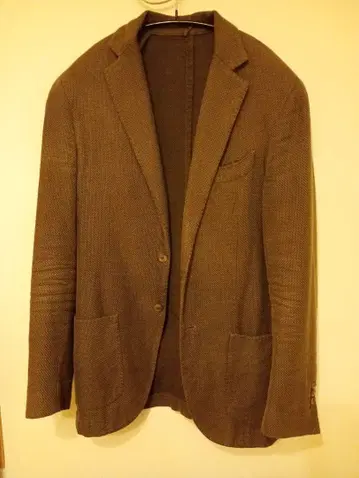 santaniello 린넨 코튼 홉색 자켓