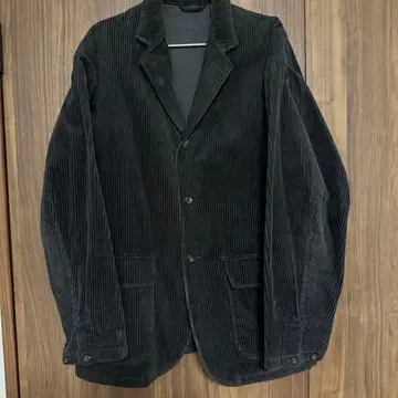 BEAMS 빔즈 코듀로이 자켓 블랙 M 테일러드