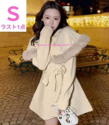 S [ 미개봉 새상품 ] Rady 케이프 니트 코트 PR0054C