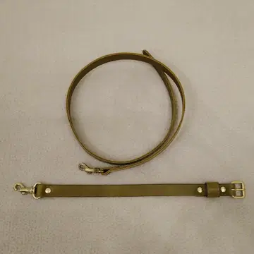 미사용품 HERZ 헬츠 숄더 스트랩 폭 2cm 그린