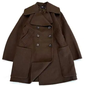 [새상품급/여성용S] UNIQLO+J 더블 페이스 피 코트 올리브