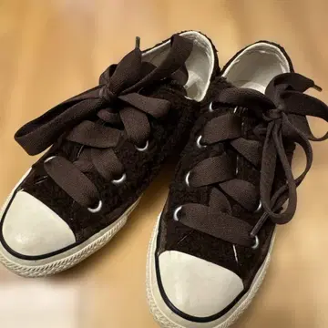 컨버스 브라운 스니커즈 로우컷