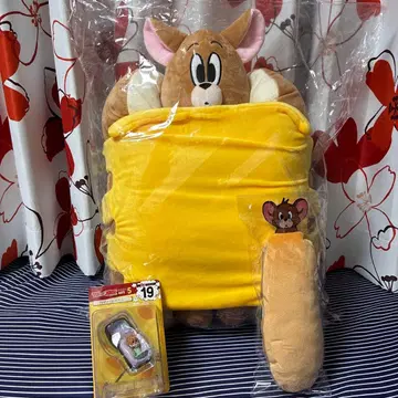 톰과 제리 HAPPY 복권 특상 봉제 인형 A상 피규어 19 D상 파우치