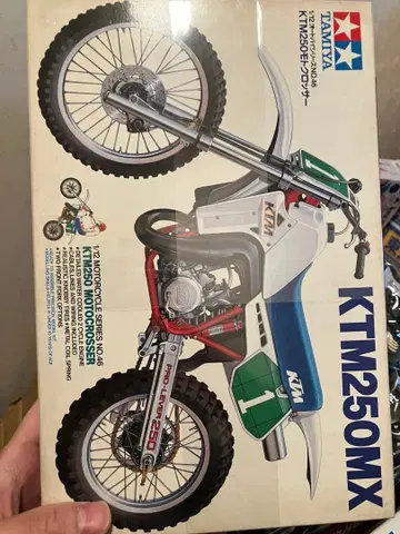 TAMIYA KTM250MX 1/12 모델 키트