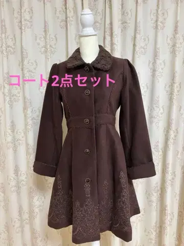 axes 클래시컬 자수 코트 2종 세트 M