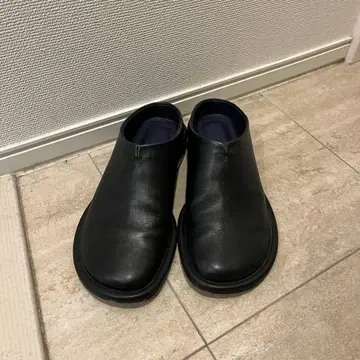 todayful 슬라이드 가죽 슈즈 37