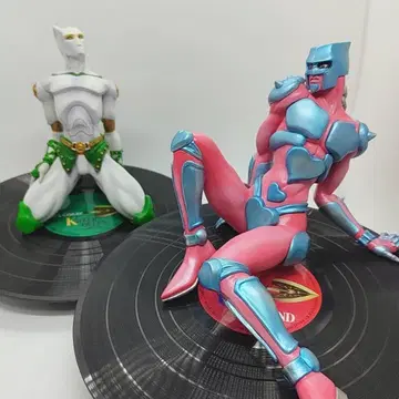 죠죠 제일복권 클레이지 다이아몬드 + 킬러 퀸 피규어